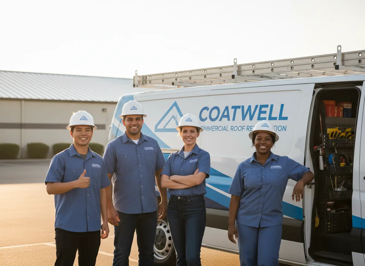 Commercial roof coating company in Leeds, ND